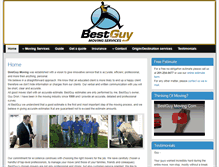 Tablet Screenshot of bestguymoving.com